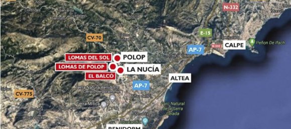 3 غرف نوم فيلا في Polop, Spain رقم 8472 6