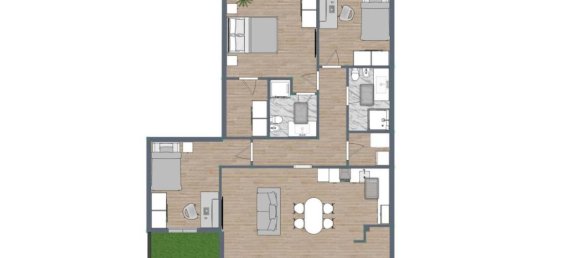 4-Zimmer Haus in San Giuliano Milanese, Italy, Nr. 26107 2