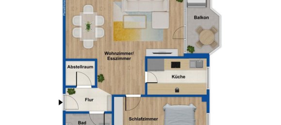 2 rooms Apartment in Rhein-Sieg, Germany No. 302292 8
