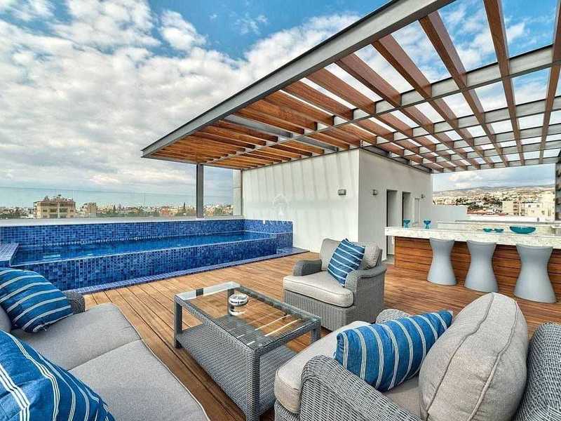 Пентхаус с 2 спальнями в Гермасойя, Кипр № 19346