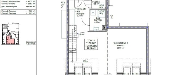 3 rooms Duplex in Meidling, Austria No. 257374 5