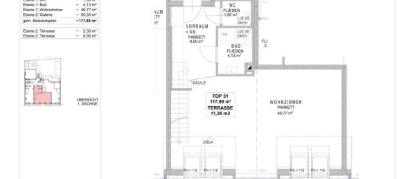 3 rooms Duplex in Meidling, Austria No. 257374 6