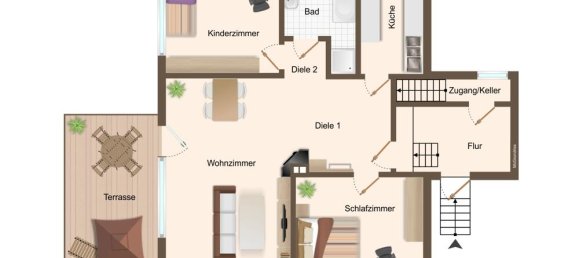 3 غرف نوم تاون هاوس في Zwickau, Germany رقم 233271 17