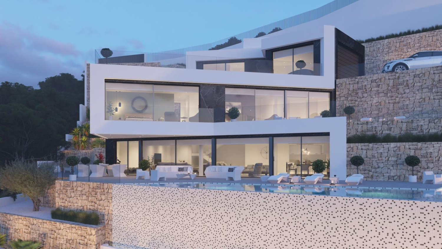 Вилла с 4 спальнями в Бенисса, Испания № 293955