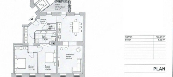 3 rooms Apartment in Leopoldstadt, Austria No. 212081 13