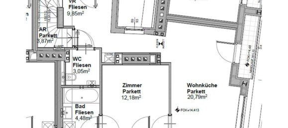 3 bedrooms Duplex in Rudolfsheim-Funfhaus, Austria No. 219713 16