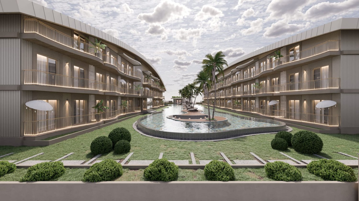 Квартира 1+1 в Kundu Kanyon, Муратпаша, Турция № 36838