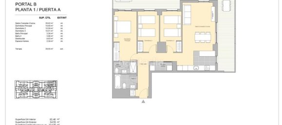 3 Schlafzimmer Penthouse in Paterna, Spain, Nr. 159862 30