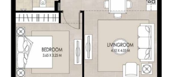 1 غرف نوم شقة في Town Square, UAE رقم 12396 8