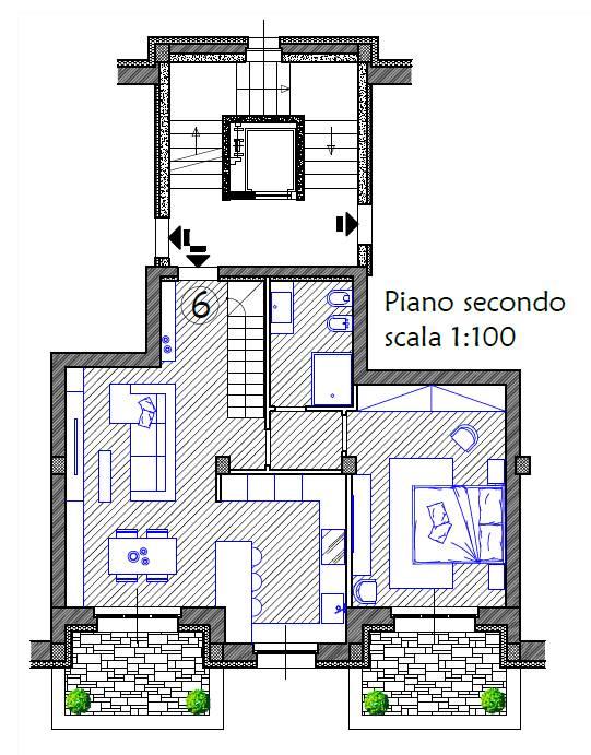 4 rooms Apartment in San Giorgio Piacentino, Italy No. 38036