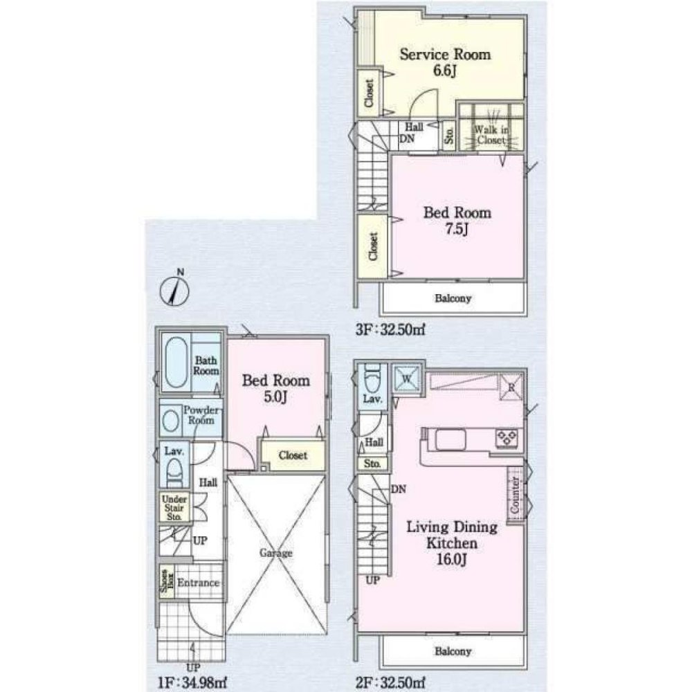2 Schlafzimmer Haus in Saitama, Japan, Nr. 5544