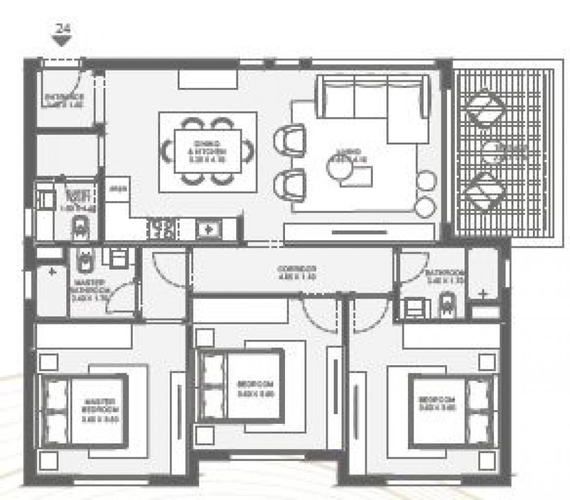 3 bedrooms Condo in Red Sea, Egypt No. 2105
