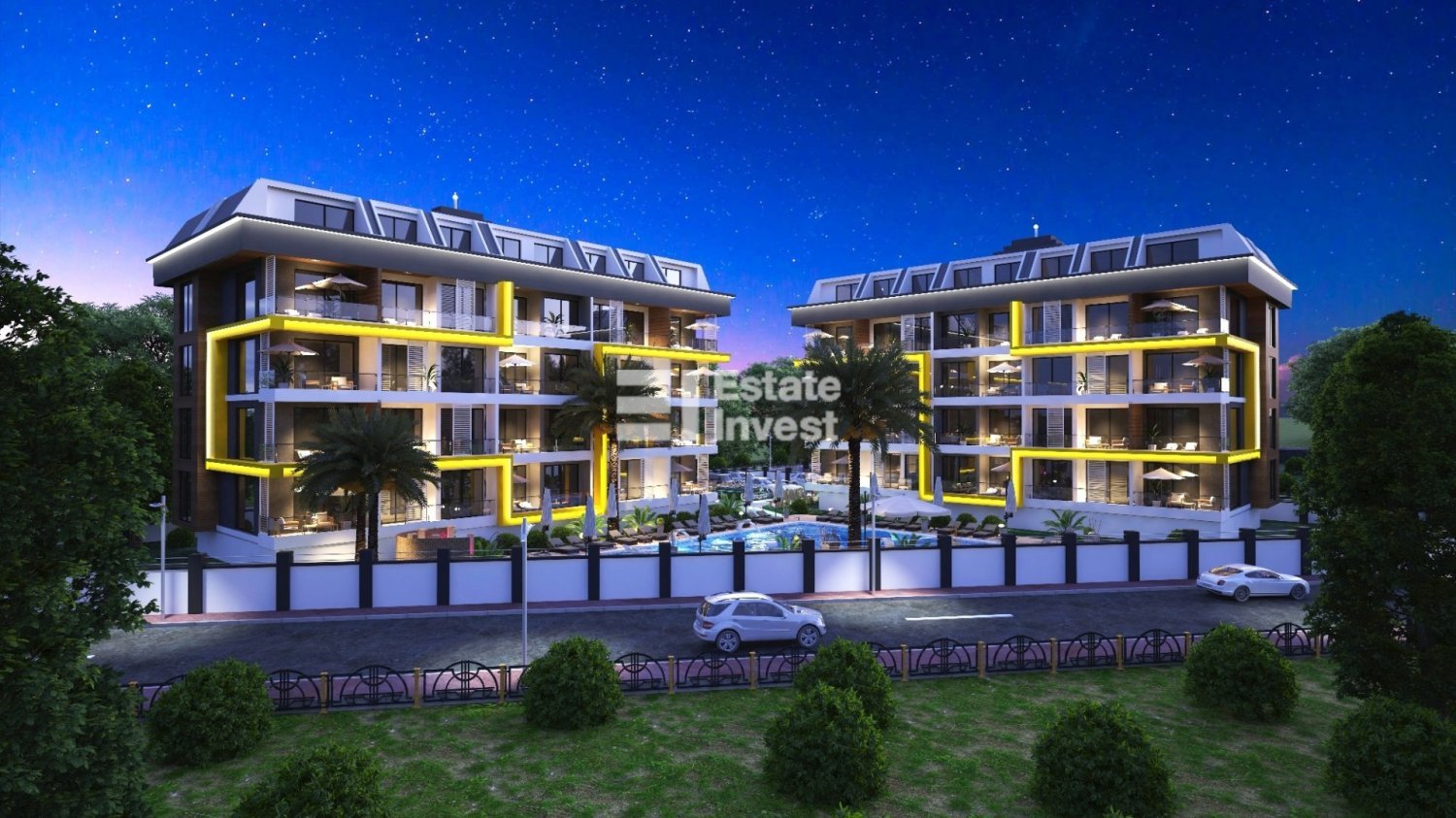 Квартира 1+1 в Аланья, Турция № 62879