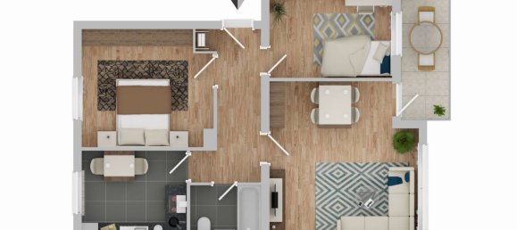 Квартира с 2 спальнями в Ганновер, Германия № 315501 17