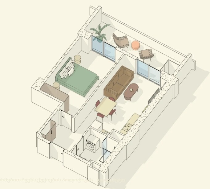 Studio in Tbilisi, Georgia No. 493