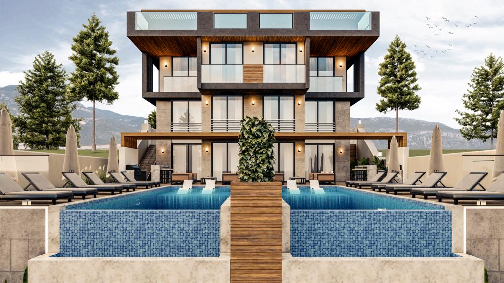 Apartment 3+1 in Kalkan, Turkey No. 5908