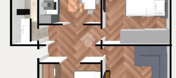 3-Zimmer Wohnung in Milan, Italy, Nr. 243691 39