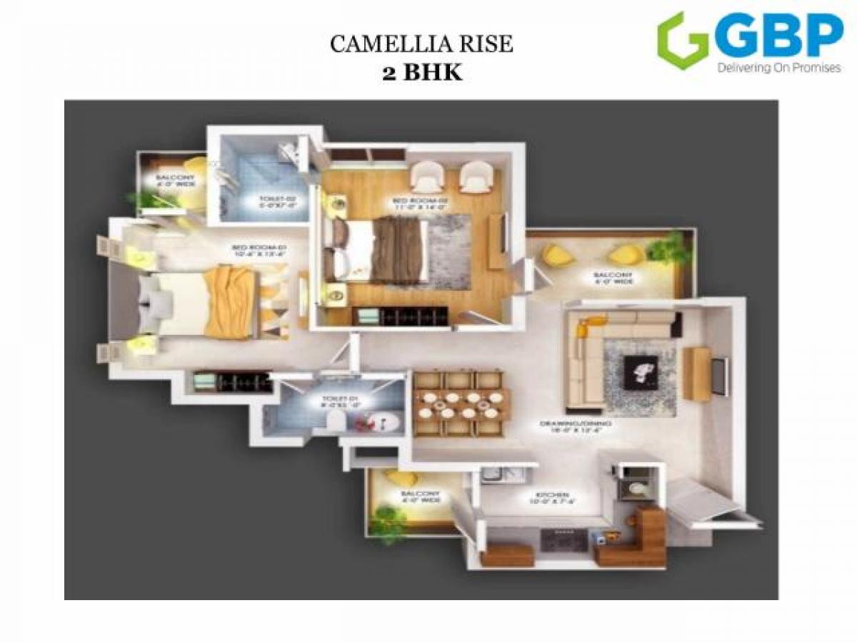 2 bedrooms House in Mohali, India No. 64471