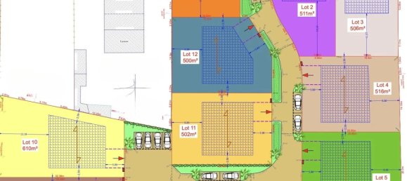  قطعة أرض في Maule, France 502متر مربع رقم 74451 3