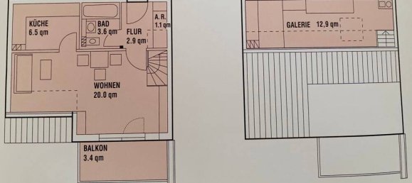 Дуплекс с 1 спальней в Дрезден, Германия № 27182 15