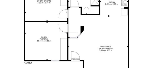 3 rooms Apartment in Agropoli, Italy No. 289777 35