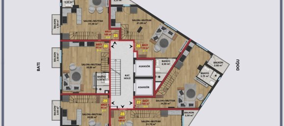 Appartement 1+1 à Antalya, Turkey No. 32316 5