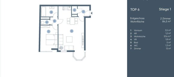 2 rooms Apartment in Dobling, Austria No. 126529 11