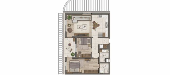 Wohnung 2+1 in Antalya, Turkey, Nr. 27182 12