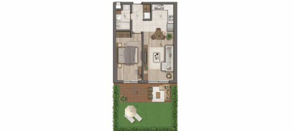 Wohnung 2+1 in Antalya, Turkey, Nr. 27182 7