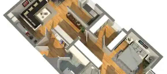 Apartamento T1 em Merzig-Wadern, Germany N.º 13564 3