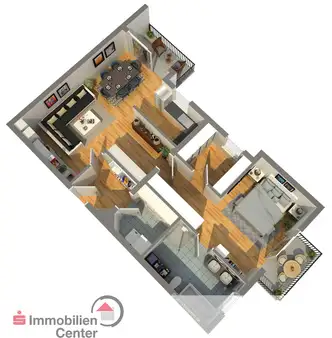 Apartamento T1 em Merzig-Wadern, Germany N.º 13564