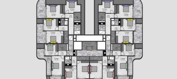 Ático de 2 habitaciónes en Oba, Turkey No. 9705 28