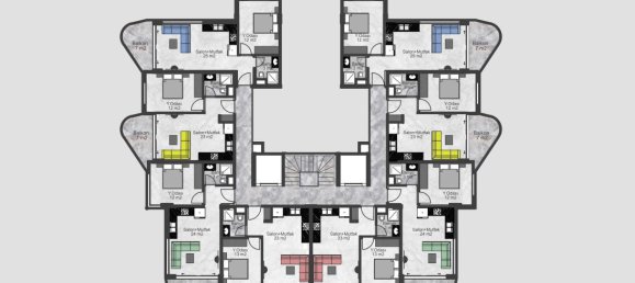 Ático de 2 habitaciónes en Oba, Turkey No. 9705 26