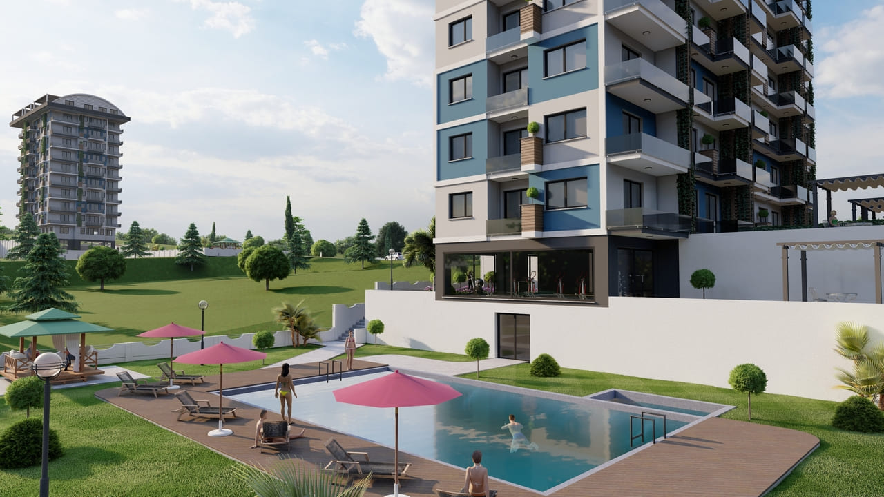 Квартира 2+1 в Dream Homes Demirtas 1, Демирташ, Турция № 38914