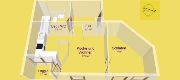 1 Schlafzimmer Wohnung in Unterallgäu, Germany, Nr. 226280 16