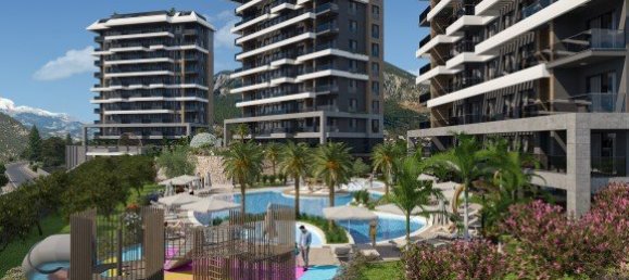 2غرفة شقة في Kestel, Turkey رقم 10075 14