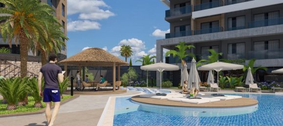 2غرفة شقة في Kestel, Turkey رقم 10075 17