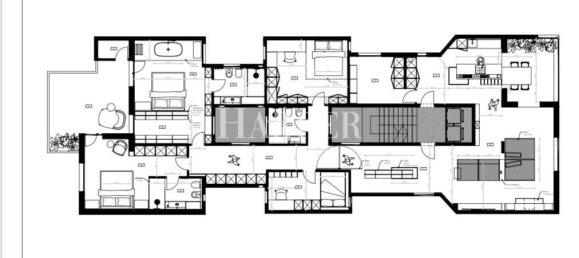 Квартира с 4 спальнями в Барселона, Испания № 87879 34