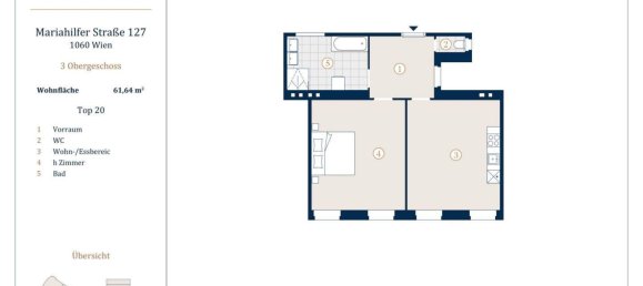 2 rooms Apartment in Mariahilf, Austria No. 138189 11