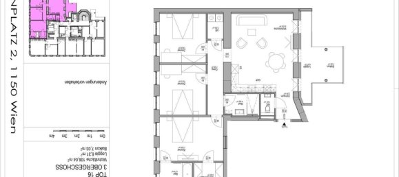4-salle Appartement à Rudolfsheim-Funfhaus, Austria No. 135126 16