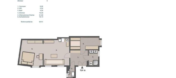 Apartamento de 3 divisões em Vienna, Austria N.º 129293 21
