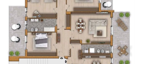 Apartamento de 4 habitaciónes en Bergamo, Italy No. 2191 23