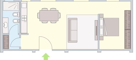 استوديو في Milan, Italy رقم 314172 14