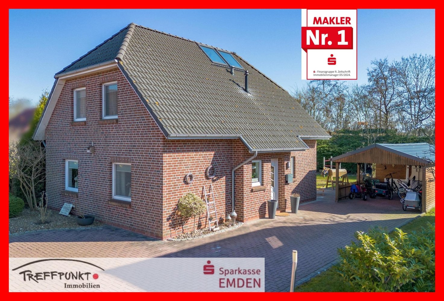 Дом с 4 спальнями в Эмден, Германия № 106252