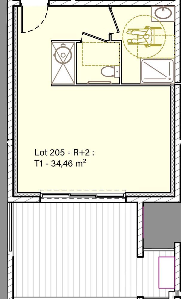 Studio in Sari-Solenzara, France No. 152229