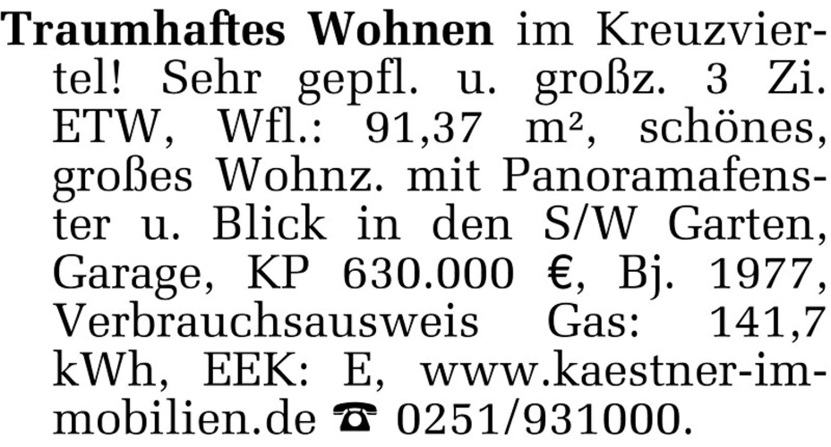 3 rooms Apartment in North Rhine-Westphalia, Germany No. 339344