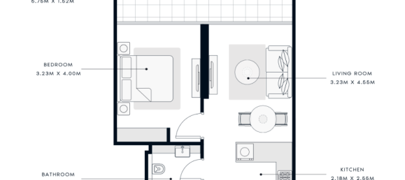 Studio in Mohammed Bin Rashid City, UAE No. 121483 5
