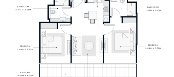 Studio in Mohammed Bin Rashid City, UAE No. 121483 6