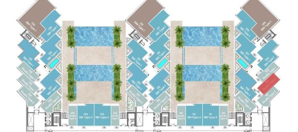 Wohnung in Al Marjan Island, UAE 40m², Nr. 106514 2