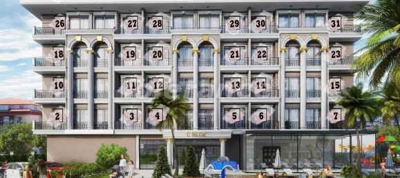 Apartamento 1+1 em Oba, Turkey N.º 5154 6